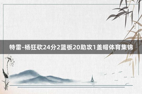 特雷-杨狂砍24分2篮板20助攻1盖帽体育集锦