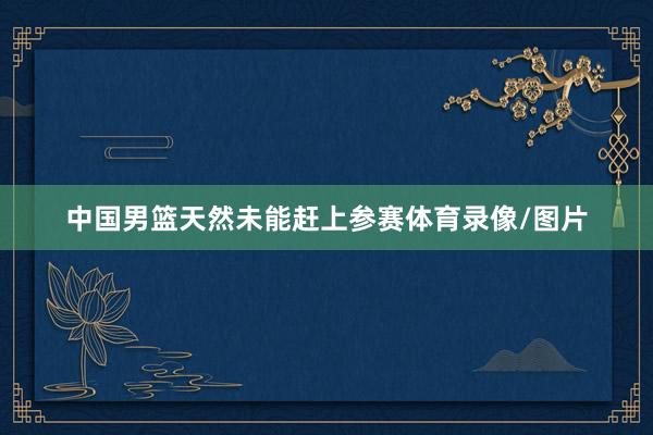 中国男篮天然未能赶上参赛体育录像/图片