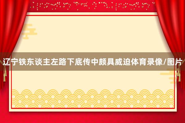 辽宁铁东谈主左路下底传中颇具威迫体育录像/图片