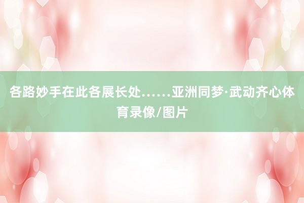 各路妙手在此各展长处……亚洲同梦·武动齐心体育录像/图片