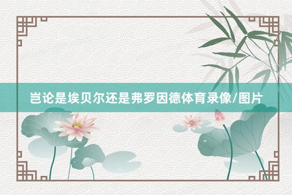 岂论是埃贝尔还是弗罗因德体育录像/图片