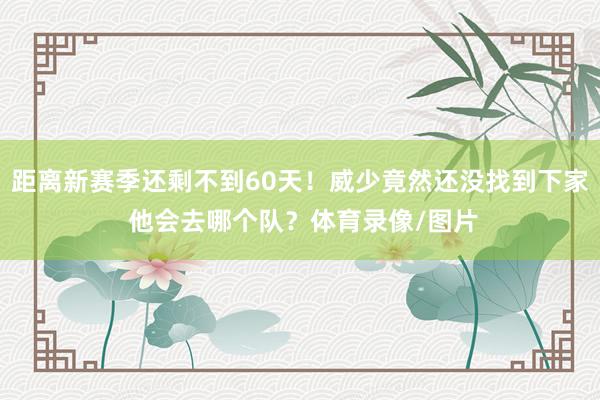 距离新赛季还剩不到60天！威少竟然还没找到下家 他会去哪个队？体育录像/图片