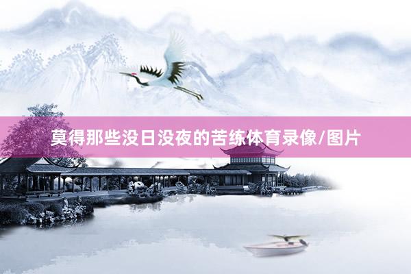 莫得那些没日没夜的苦练体育录像/图片
