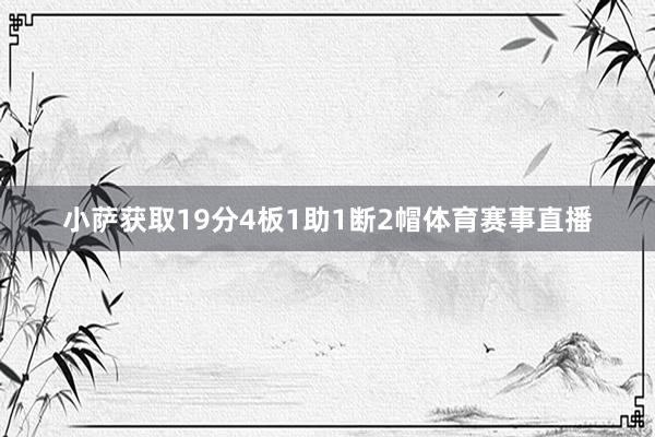 小萨获取19分4板1助1断2帽体育赛事直播