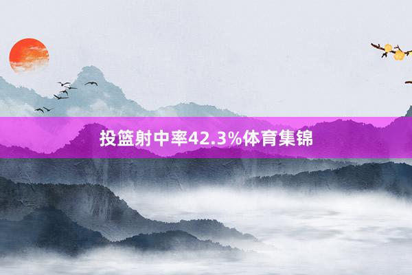 投篮射中率42.3%体育集锦