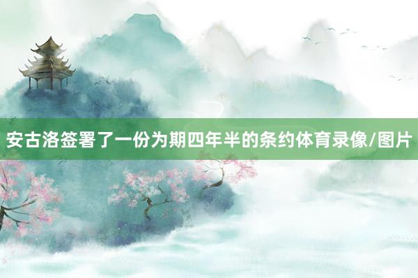 安古洛签署了一份为期四年半的条约体育录像/图片