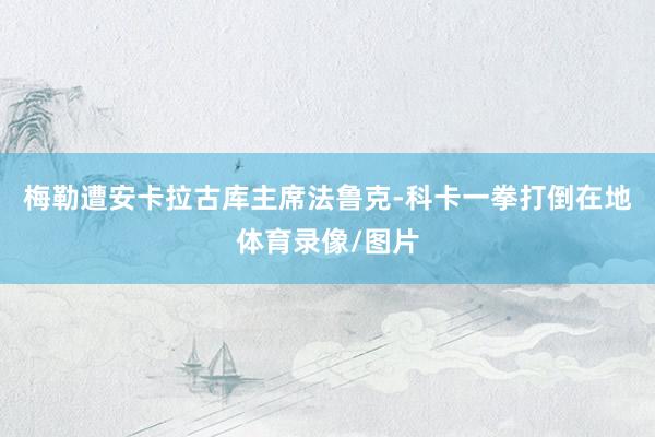 梅勒遭安卡拉古库主席法鲁克-科卡一拳打倒在地体育录像/图片