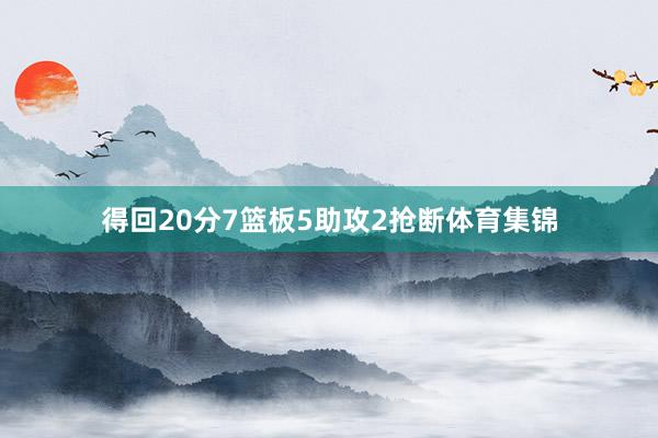 得回20分7篮板5助攻2抢断体育集锦
