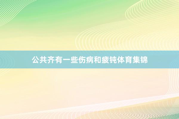 公共齐有一些伤病和疲钝体育集锦