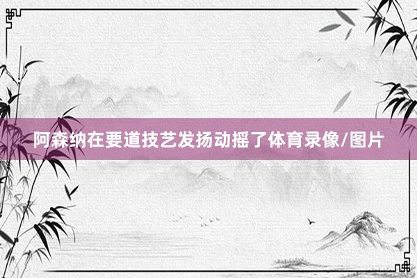 阿森纳在要道技艺发扬动摇了体育录像/图片